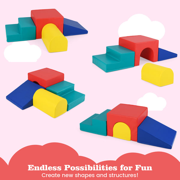 Climb and Crawl Foam Block Play Set for Infant Baby for Toddlers & Kids