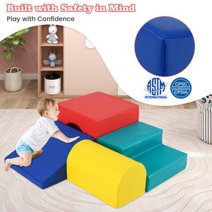 Climb and Crawl Foam Block Play Set for Infant Baby for Toddlers & Kids