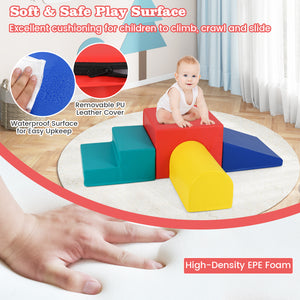 Climb and Crawl Foam Block Play Set for Infant Baby for Toddlers & Kids