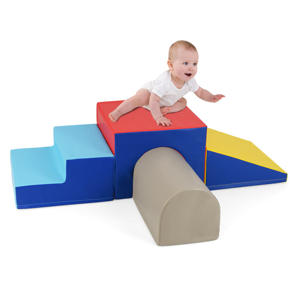 Climb and Crawl Foam Block Play Set for Infant Baby for Toddlers & Kids