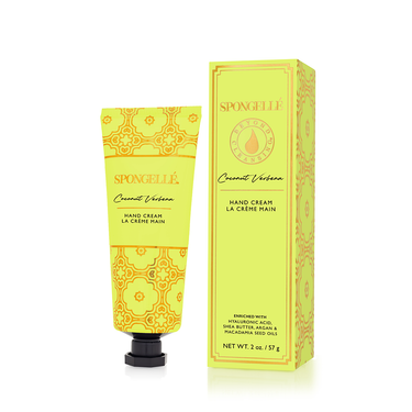Coconut Verbena Hand Cream in a sleek tube, perfect for nourishing and hydrating your hands.