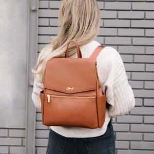 Cognac Mini Classic Diaper Bag II