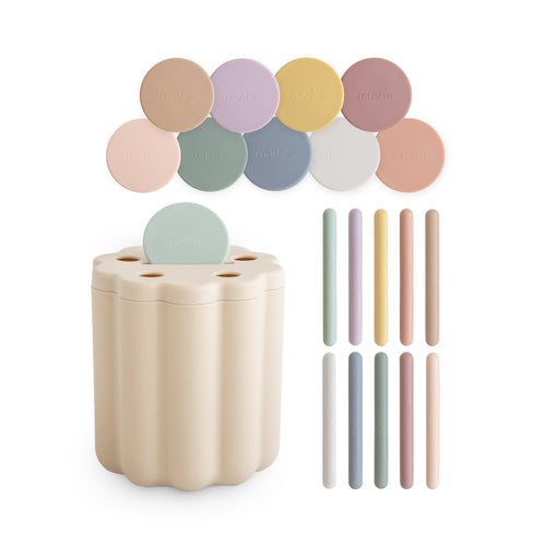 Baby Coin & Tube Sorting Set for early learning and fine motor skills development.