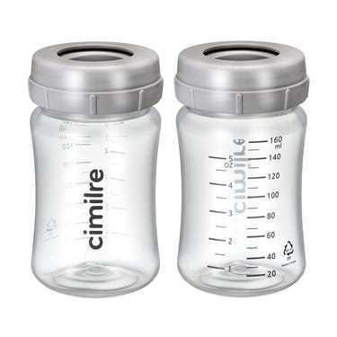 "Storage Bottle Set for babies, featuring multiple sizes and easy-to-use design for feeding and storage."