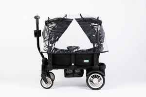 Rain Cover for baby furniture, showcasing durable protection from the elements at an angle view.