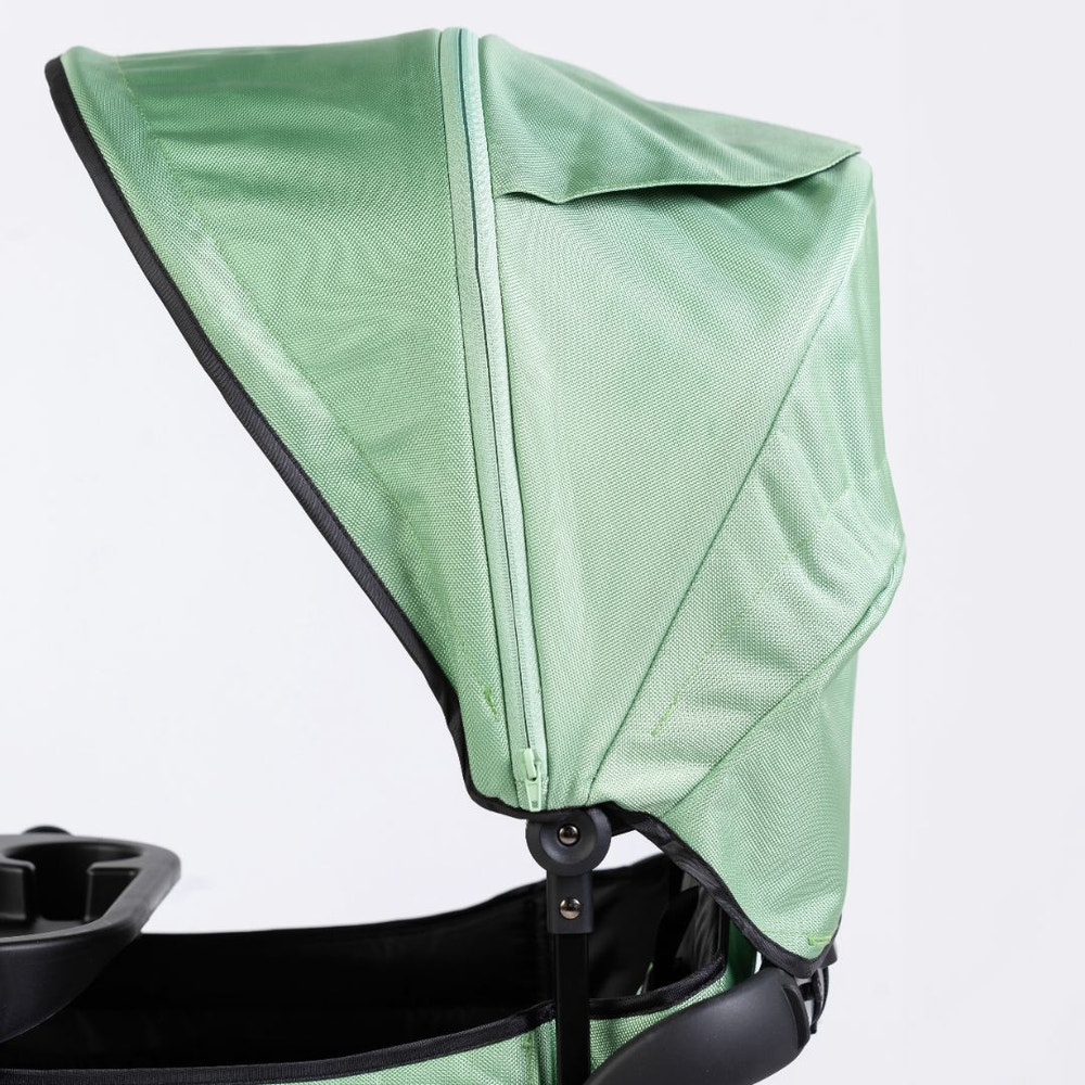 Oversized UV 50+ Retractable Canopy - Spring Fern