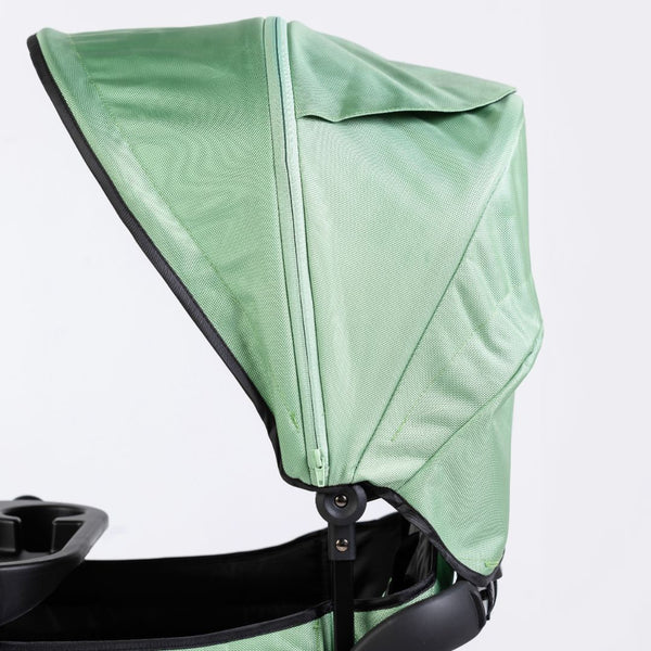 Oversized UV 50+ Retractable Canopy - Spring Fern