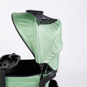 Oversized UV 50+ Retractable Canopy - Spring Fern