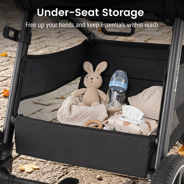 Convertible Travel Baby Stroller with Car Seat Adapters