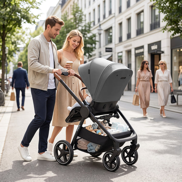 Convertible Travel Baby Stroller with Car Seat Adapters