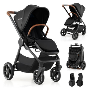 Convertible Travel Baby Stroller with Car Seat Adapters