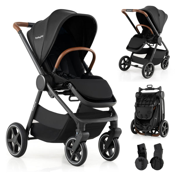 Convertible Travel Baby Stroller with Car Seat Adapters