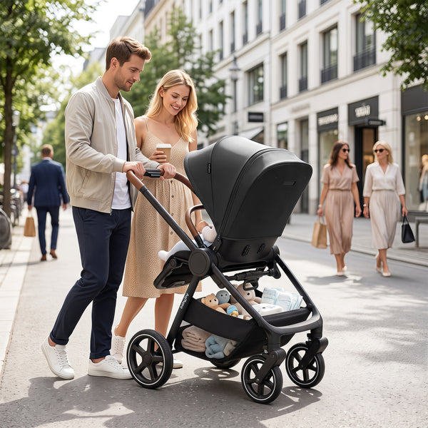 Convertible Travel Baby Stroller with Car Seat Adapters
