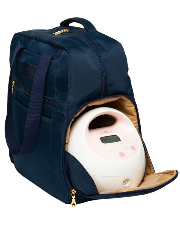 Sarah Wells Kelly Breast Pump Backpack & Tote  – Insulated Pocket, Laptop Sleeve & Easy-Clean Interior – Fits All Pumps for Moms