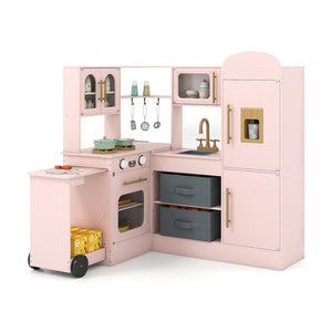 Corner Kitchen with Lights and Sounds for Kids Ages 3+ - Realistic
