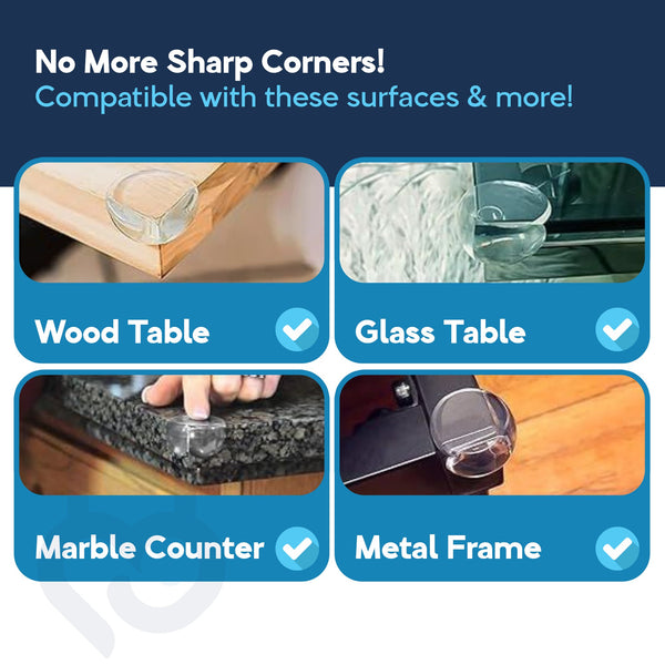 Baby Proof Me | Clear Table & Counter Corner Protectors