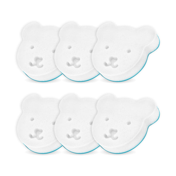 oogiebear cradle cap replacement sponge (2-pack)