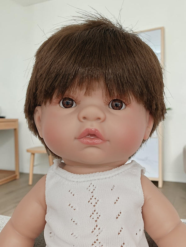 Bebenita 14" Baby Boy Doll - Cruz | Unscented & Fully Clothed