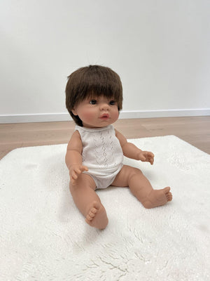 Bebenita 14" Baby Boy Doll - Cruz | Unscented & Fully Clothed