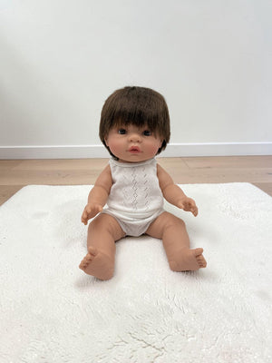 Bebenita 14" Baby Boy Doll - Cruz | Unscented & Fully Clothed