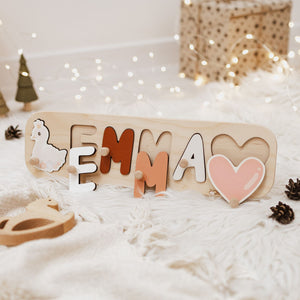 Custom Name Puzzle Aria & Co