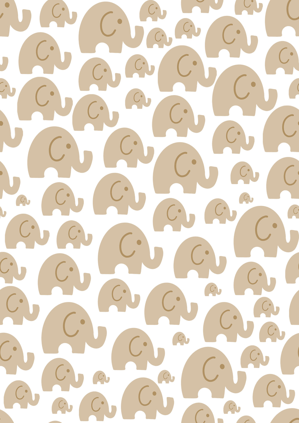 Cute Elephant Printed Canopy