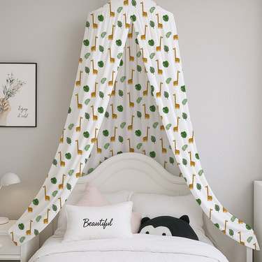 Cute Giraffe Printed Canopy