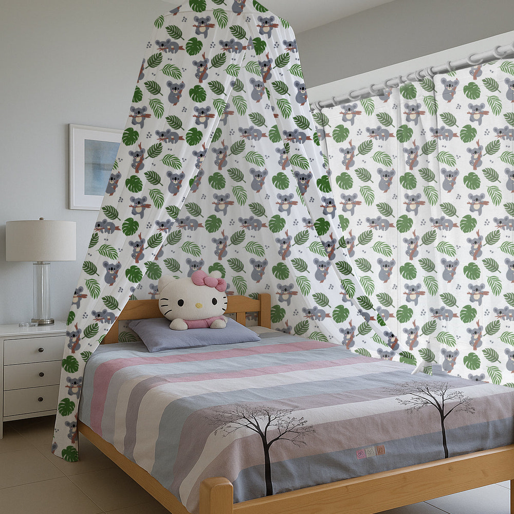 Cute Koala Printed Canopy