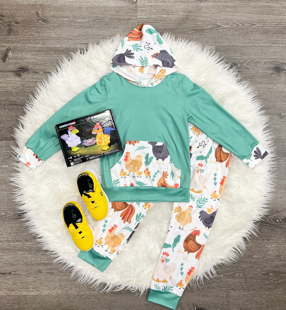 Chick Chick Hooded Set