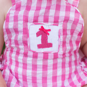 Hot Pink First Birthday Bubble