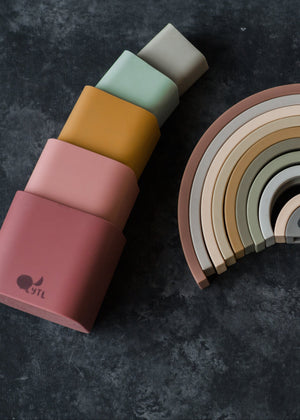 Silicone Stacking Cups – Set of 5 | LYTL®️