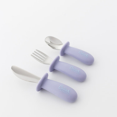 Silicone & Stainless Steel Toddler Utensil Set