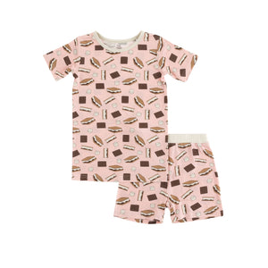 S'more to Love (Short PJ Set) - Pink