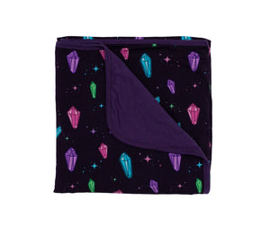 Crystals Luna Wrap - 47in X 47in double layered blanket