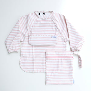 The Grayson Long Sleeve Bib - Brush Stripes