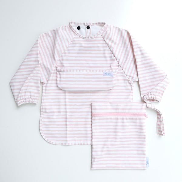 The Grayson Long Sleeve Bib - Brush Stripes