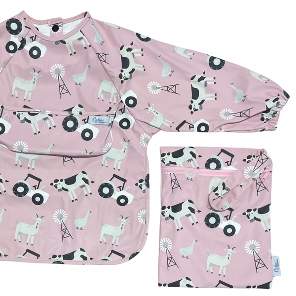 The Grayson Long Sleeve Bib - Farm