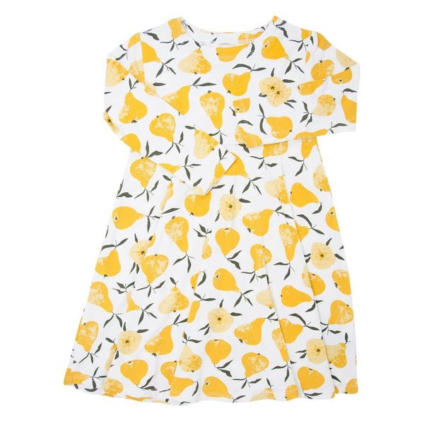 Swirly Girl Dress - Pears