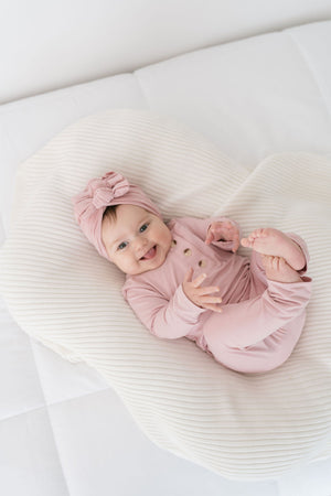 Top and Bottom Baby Outfit for Girls (Newborn - 12 months) - Dusty Rose