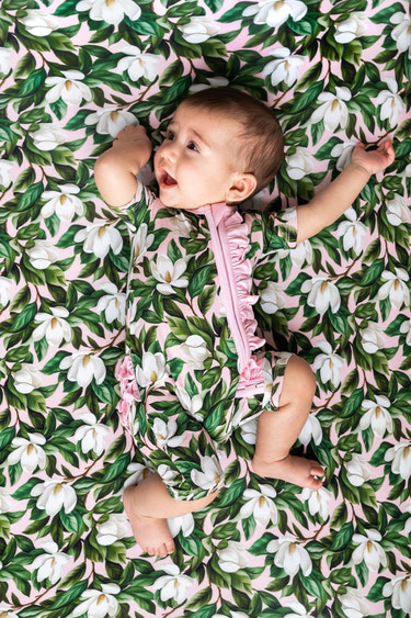 Magnolia Bamboo Ruffle Shortie (2T-4T)