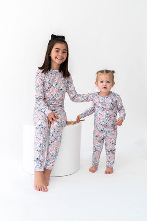 Allie Floral Bamboo 2-Piece Long Sleeve Set