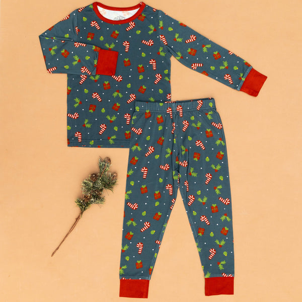 Holiday Long Sleeve Bamboo Sleep Set