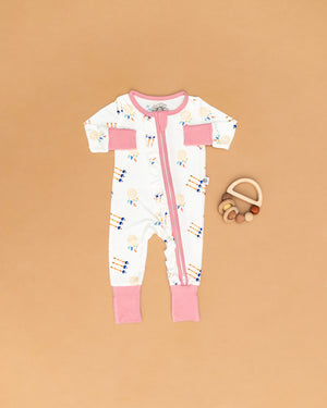 SALE: Dreamcatcher Pink Bamboo Onesie