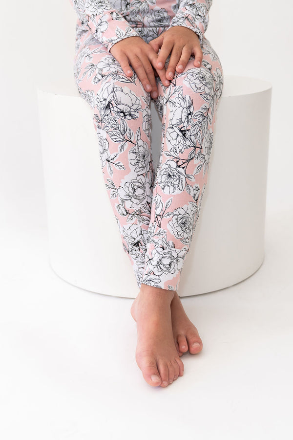 Allie Floral Bamboo 2-Piece Long Sleeve Set