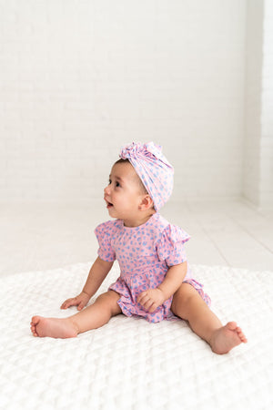 Lillian Leopard Bamboo Peplum Top