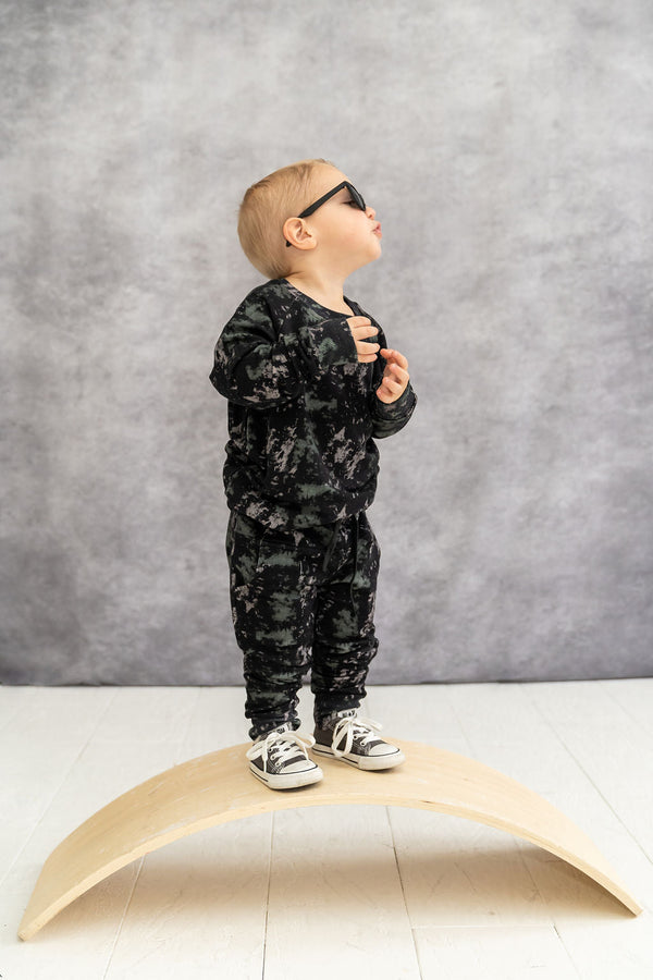 Onyx Tie-Dye Jogger Set