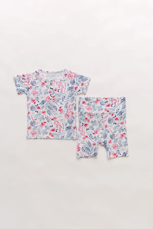 Top and Bottom Shorts Outfit (Newborn - 12 months) Bloom - MOOGCO Baby