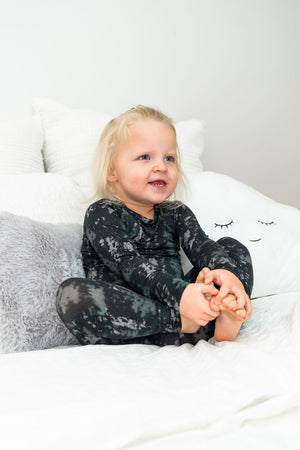 Onyx Tie-Dye 2-Piece Pajama Set