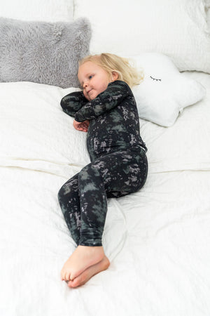 Onyx Tie-Dye 2-Piece Pajama Set