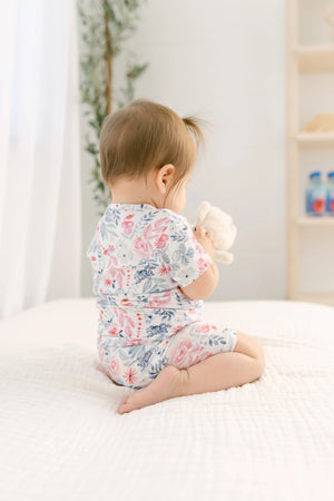 Top and Bottom Shorts Outfit (Newborn - 12 months) Bloom - MOOGCO Baby